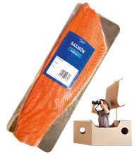 Gran filete de salmón