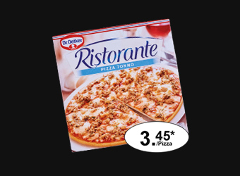 Pizza de atún Ristorante de Dr. Oetker 