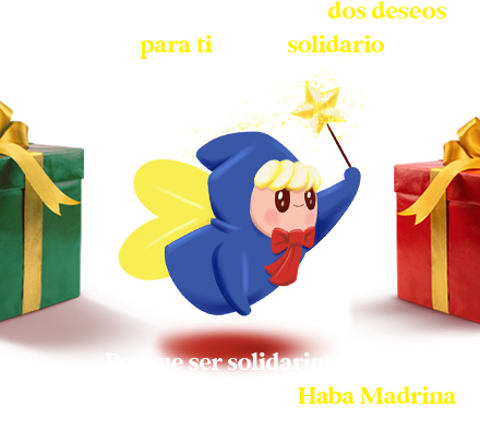 Un Haba que te concederá dos deseos. Uno para ti y otro solidario.