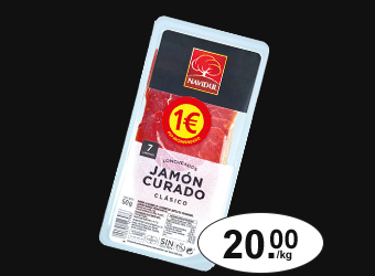 Jamón curado Navidul